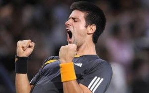 Novak Djokovic boos The Blue