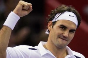 Roger Federer wins, Maria Sharapova out