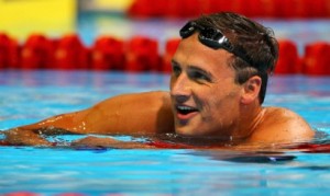 Ryan Lochte wins over Michael Phelps