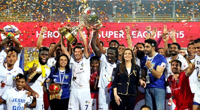 Chennaiyin FC are the current Hero ISL champions