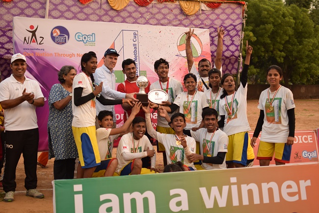 Bringing together girls and boys from across India once again through Netball!