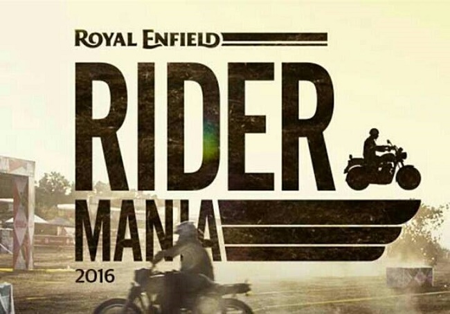 Royal Enfield Rider Mania 2016