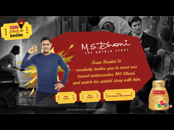 MS Dhoni shares and lives his untold story with Revital H consumers