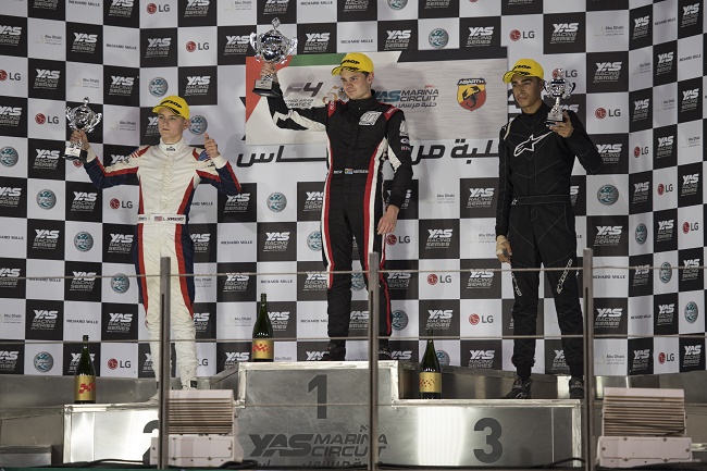 Ricky Donison scores a hatrick of podiums in UAE F4