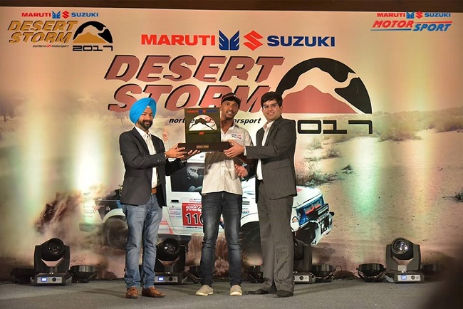 TVS Racing’s R Nataraj was crowned the 2017 Moto class winner