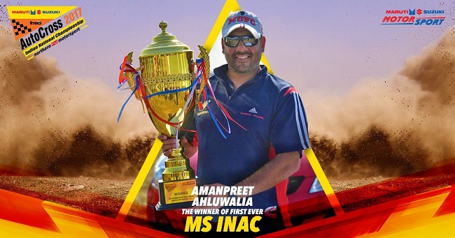 Maruti Suzuki Indian National Autocross Champion Amanpreet Ahluwalia