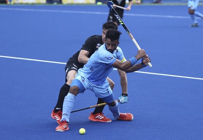 Manpreet Singh in action