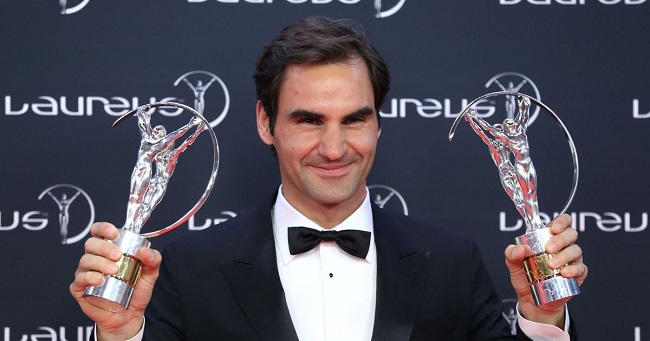 Roger Federer wins Sportsman and Comeback of the Year at Laureus Awards