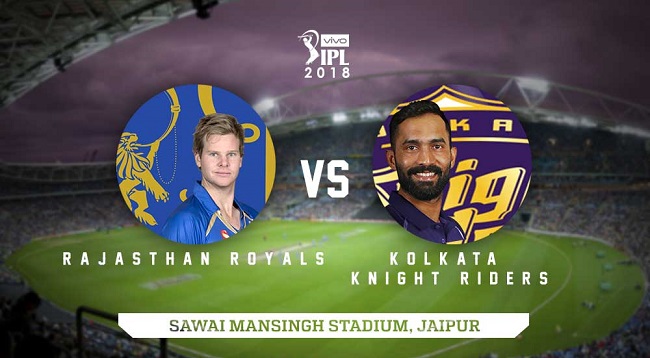 IPL 2018 Live Streaming: Rajasthan Royals vs Kolkata Knight Riders – Where to follow RR vs KKR Live