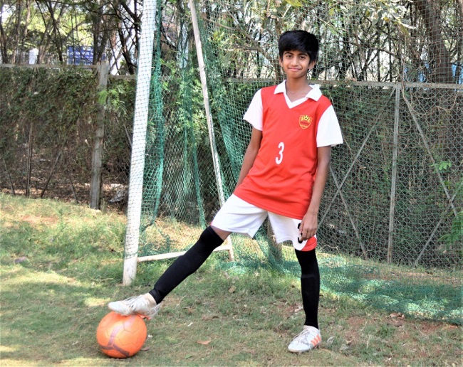 Surya Varikuti - Young footballer selected to represent India at the Football for Friendship programme