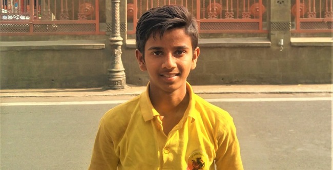 Rudresh Gaudnour - young journalist selected to represent India at the Football for Friendship programme