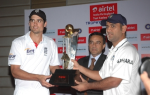 Airtel India – England Test & T20 Cricket Series Trophy unveiled