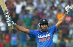The swashbuckling inning from Rohit Sharma helps India win
