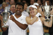 Wimbledon 2015: Leander and Martina win mixed double final
