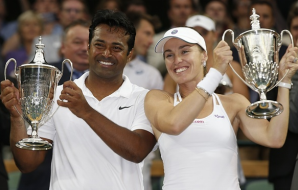 Wimbledon 2015: Leander and Martina win mixed double final