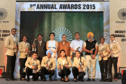 PR Sreejesh and Deepika win the Hockey India Player of the Year Awards for 2015