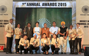 PR Sreejesh and Deepika win the Hockey India Player of the Year Awards for 2015