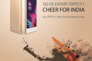 OPPO celebrates ICC World Twenty20 2016 with “Selfie Expert OPPO F1 Cheer for India” campaign