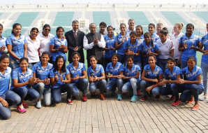 Indian Eves feliciated by Sports Ministry on winning 4th Asian Champions Trophy
