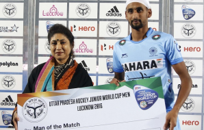 Host nation India registers an impressive 4-0 win at the opening of the World Cup