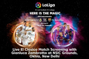 El Clasico Live Screening in New Delhi: Real Madrid vs FC Barcelona